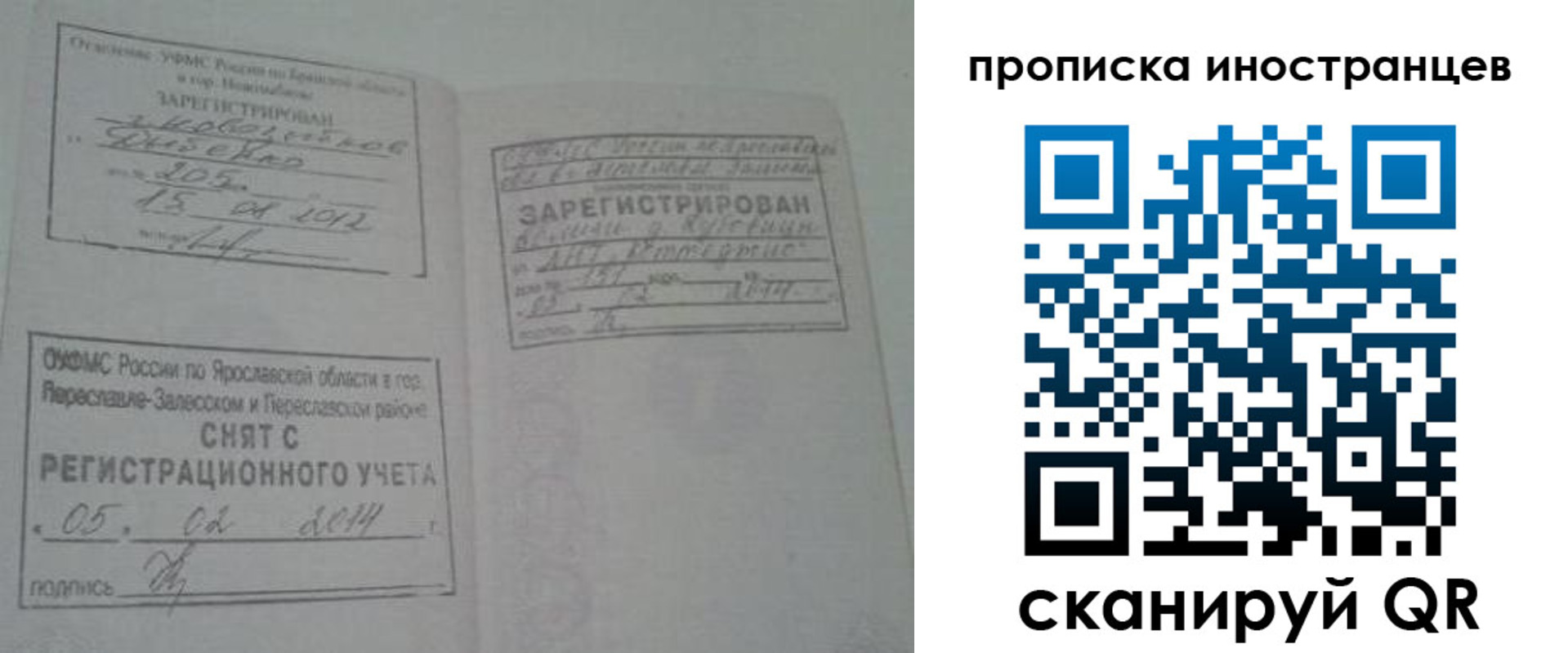 прописка паспорт в России